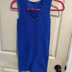Cobalt blue dress
